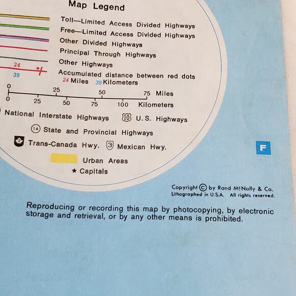Rand McNally Lithographed Eastern US Phillips 66 Patroleum Road Map Vtg 24 x 18" - Picture 6 of 13